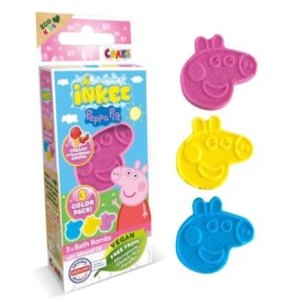Bombe de baie Inkee 3 buc asortate in forma de Peppa Pig